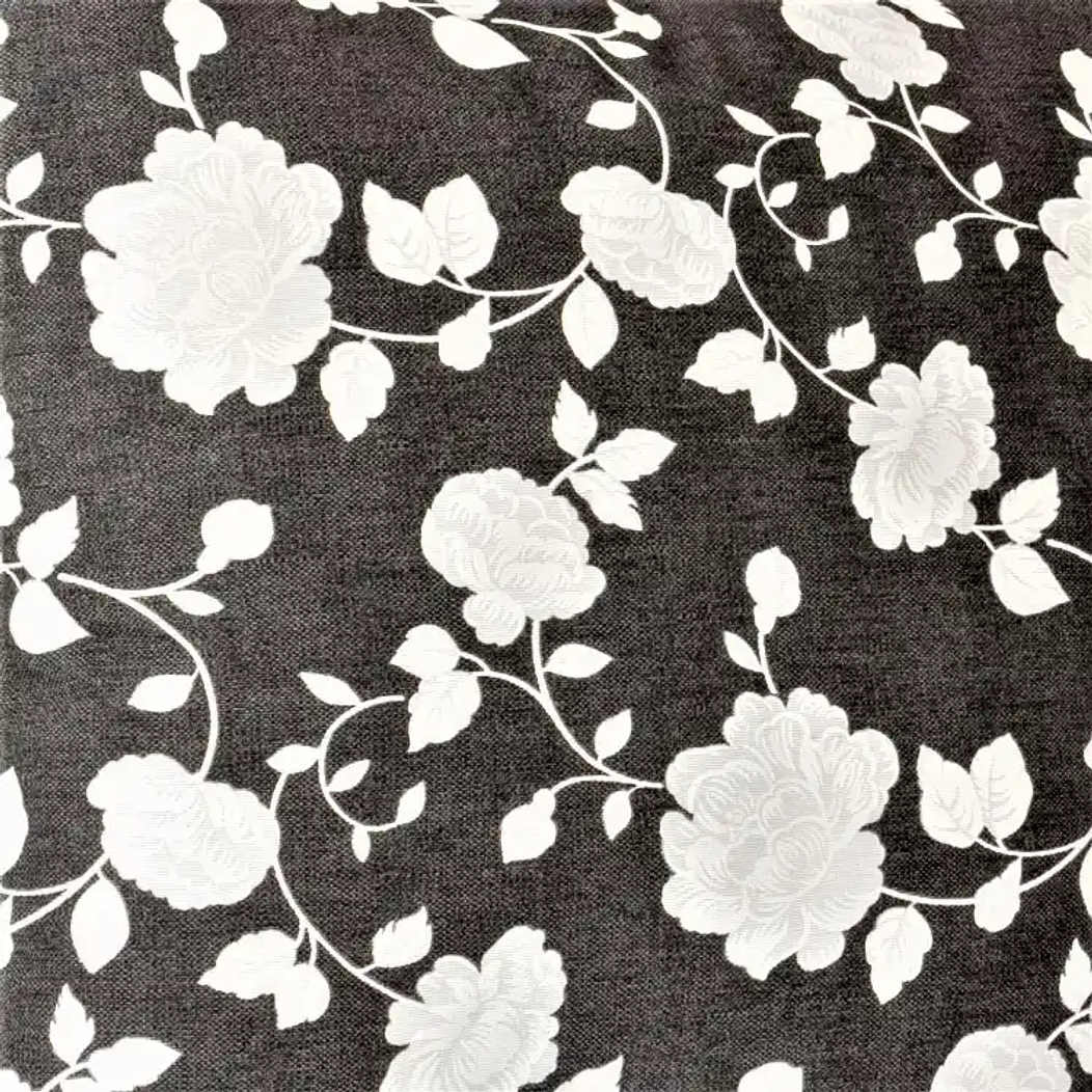 Set 2 Cojines Lona Roberta Negro 50x50cm 3