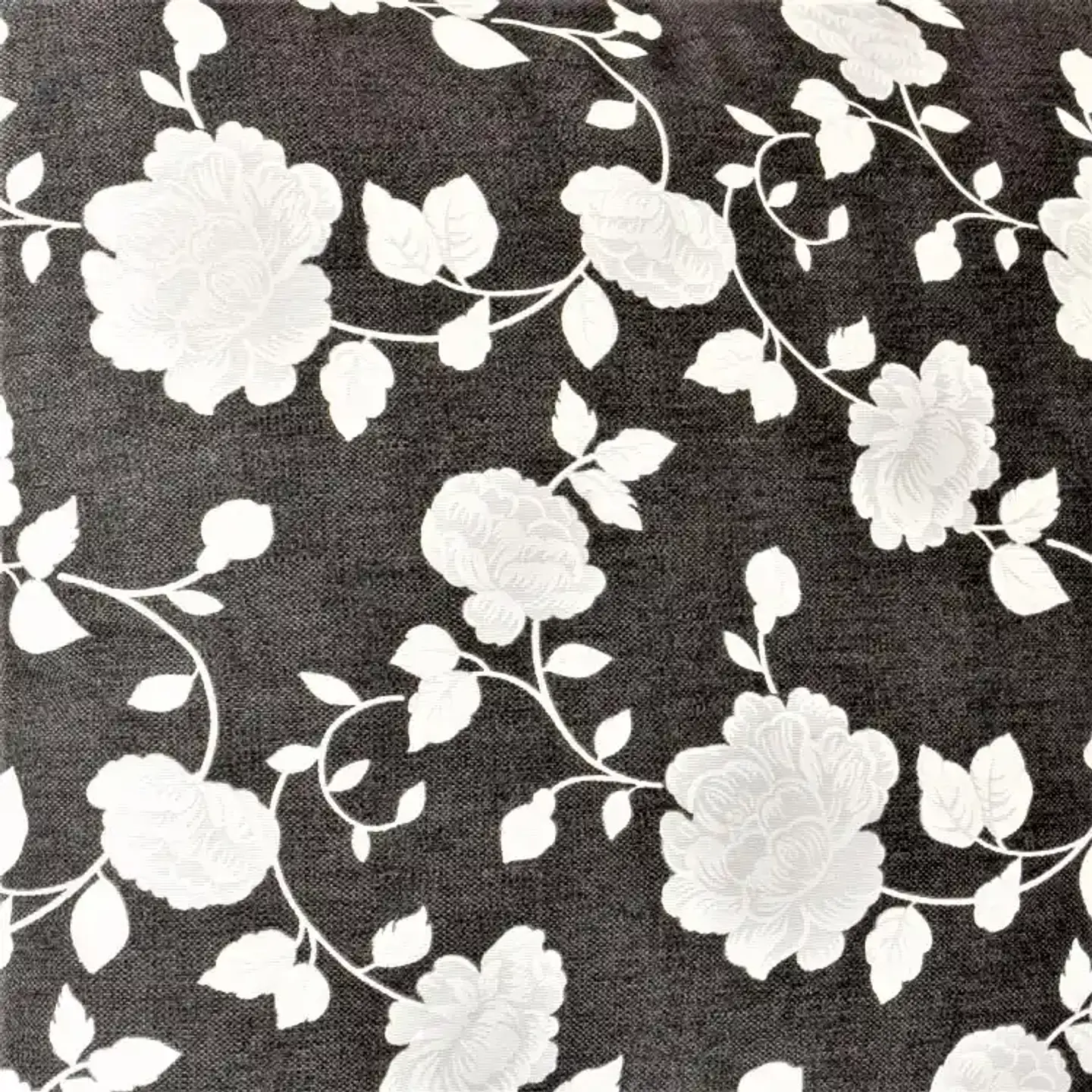Set 2 Cojines Lona Roberta Negro 50x50cm 3