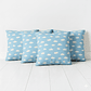 Set 4 cojines lona nube 50 x 50 AZUL - Miniatura 1