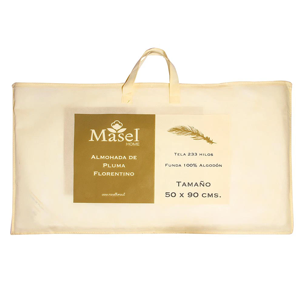 Set 2 Almohadas Plumas Florentino 50x90 2