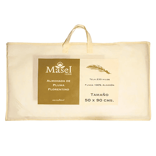 Set 2 Almohadas Plumas Florentino 50x90