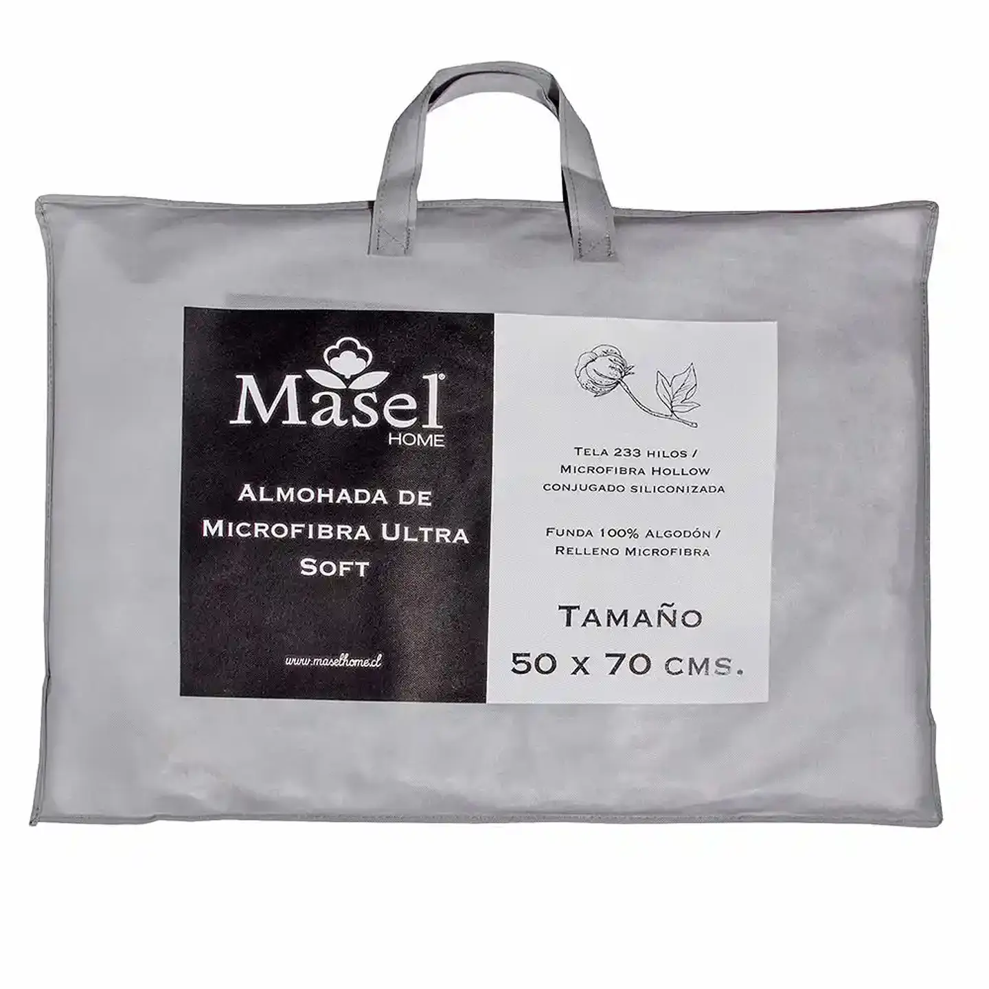 Set 2 Almohadas Microfibra Florentino 50x70 3