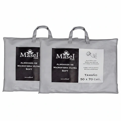 Set 2 Almohadas Microfibra Florentino 50x70