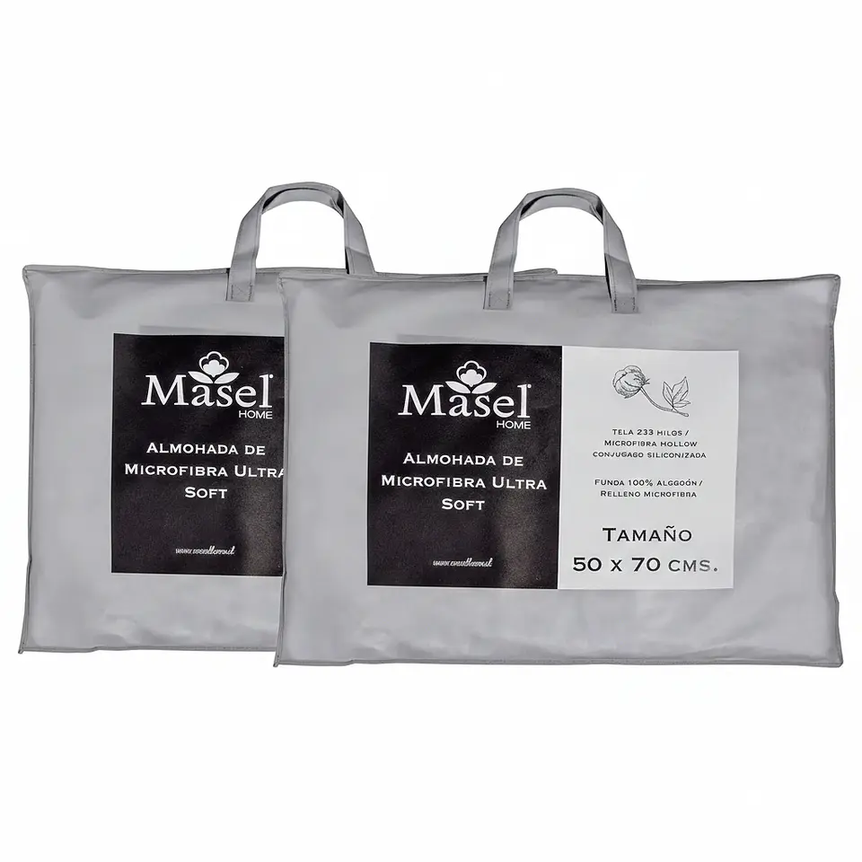 Set 2 Almohadas Microfibra Florentino 50x70 1