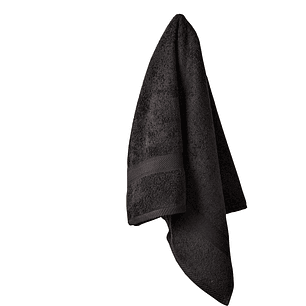 Set Cortina Baño Bridge Brooklyn con juego de Toallas Florentino negro 100% algodon