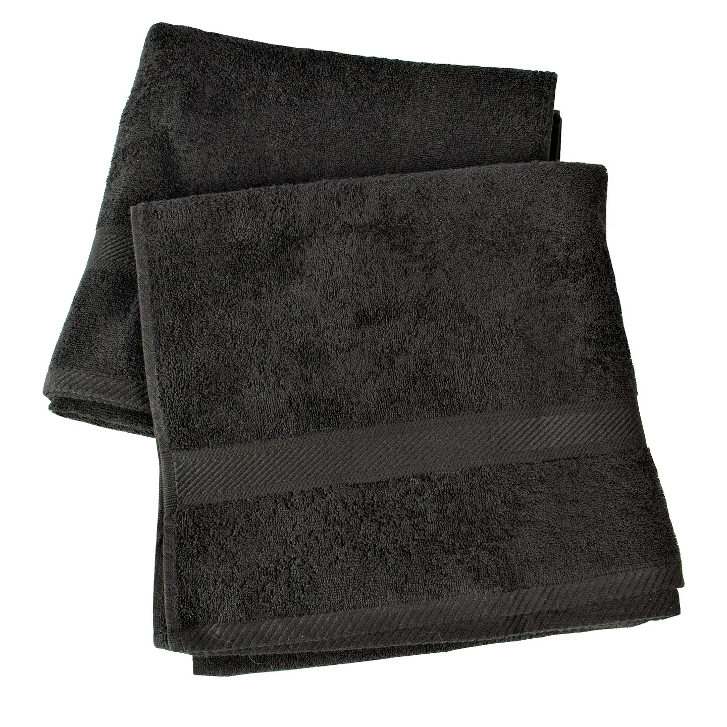 Set Cortina Baño Bridge Brooklyn con juego de Toallas Florentino negro 100% algodon 7