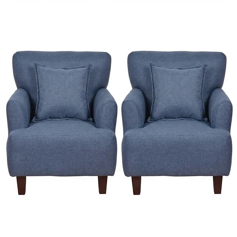  Set 2 Poltronas York 1 Cuerpo Petroleo