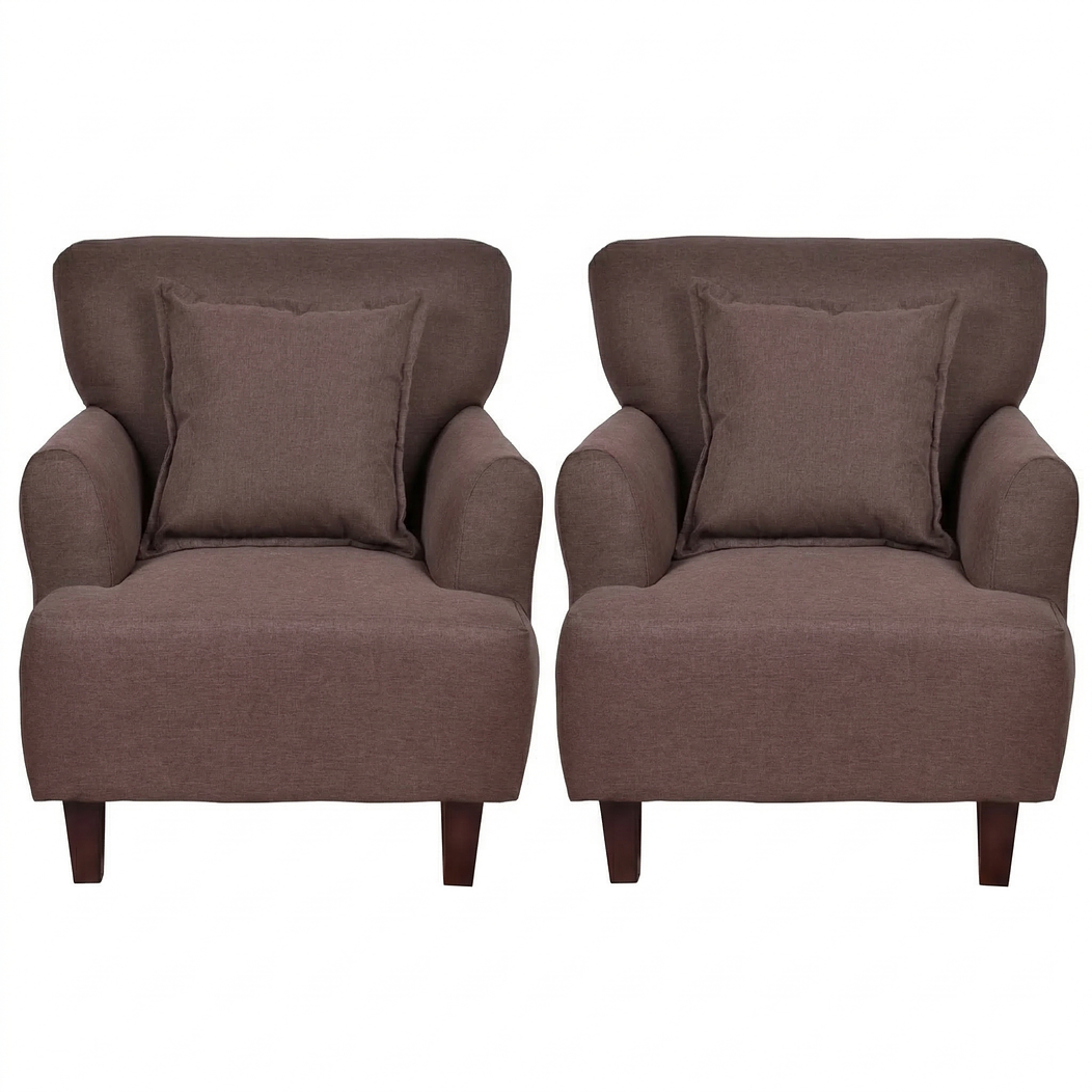  Set 2 Poltronas York 1 Cuerpo Chocolate 1