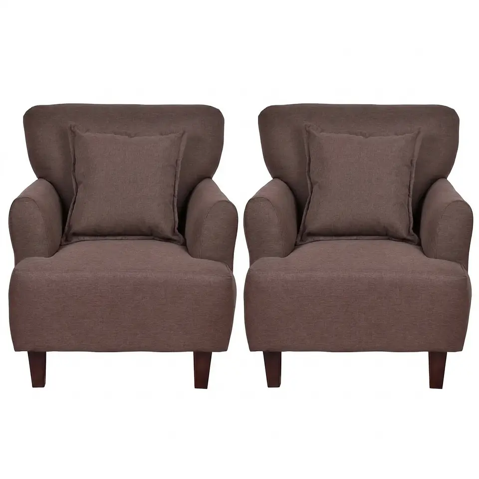  Set 2 Poltronas York 1 Cuerpo Chocolate 1