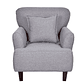  Set 2 Poltronas York 1 Cuerpo Light Grey - Miniatura 2