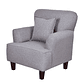  Set 2 Poltronas York 1 Cuerpo Light Grey - Miniatura 3
