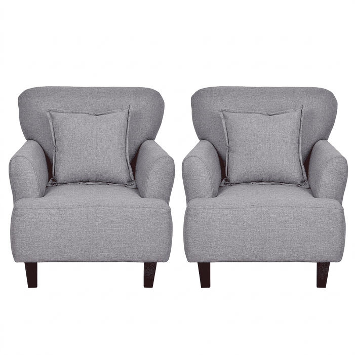  Set 2 Poltronas York 1 Cuerpo Light Grey 1