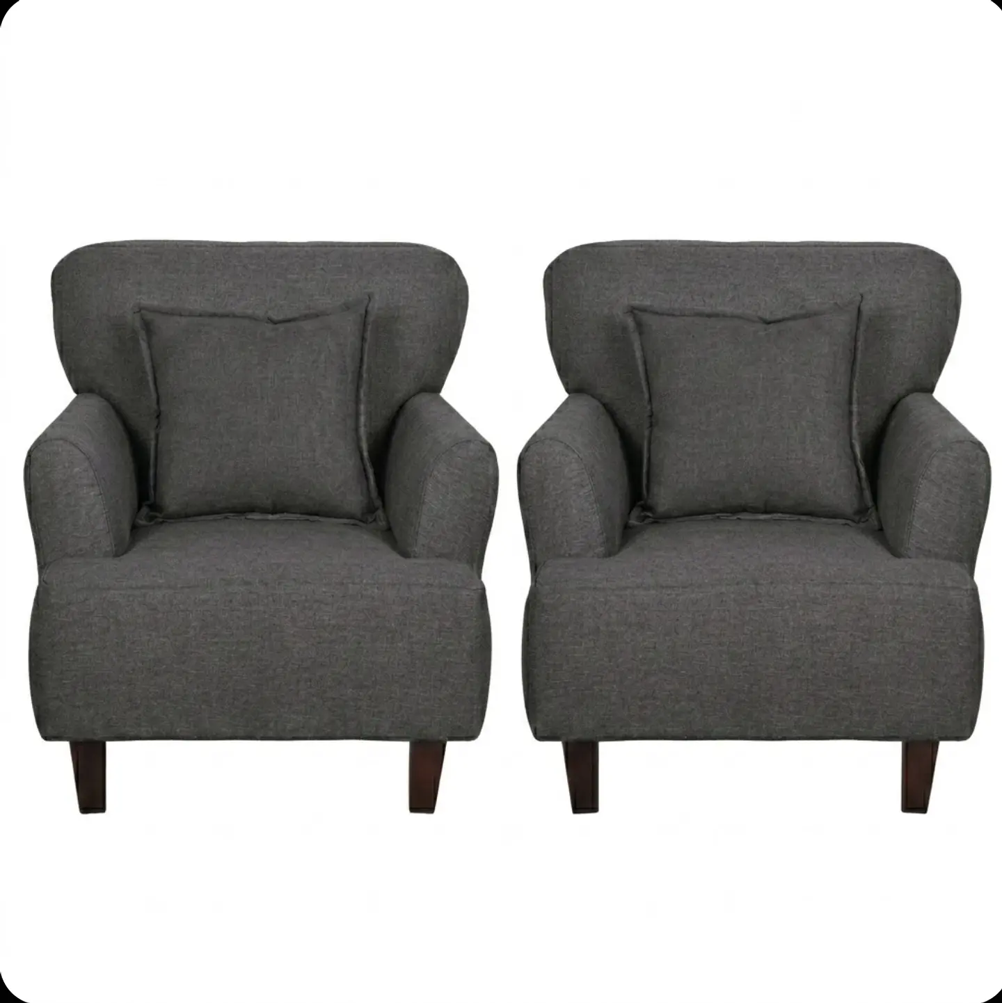  Set 2 Poltronas York 1 Cuerpo Dark Grey 1