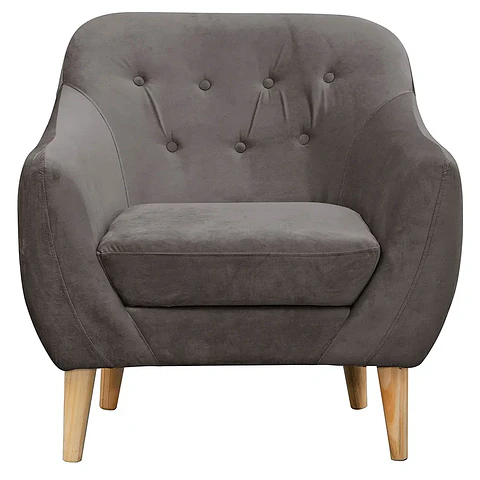  Set 2 Poltronas Norway 1C Gris Oscuro 87x90x85