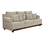 Set Sofa 3c Armenia  Tela Beige + 2 poltronas Bergen Beige - Miniatura 6