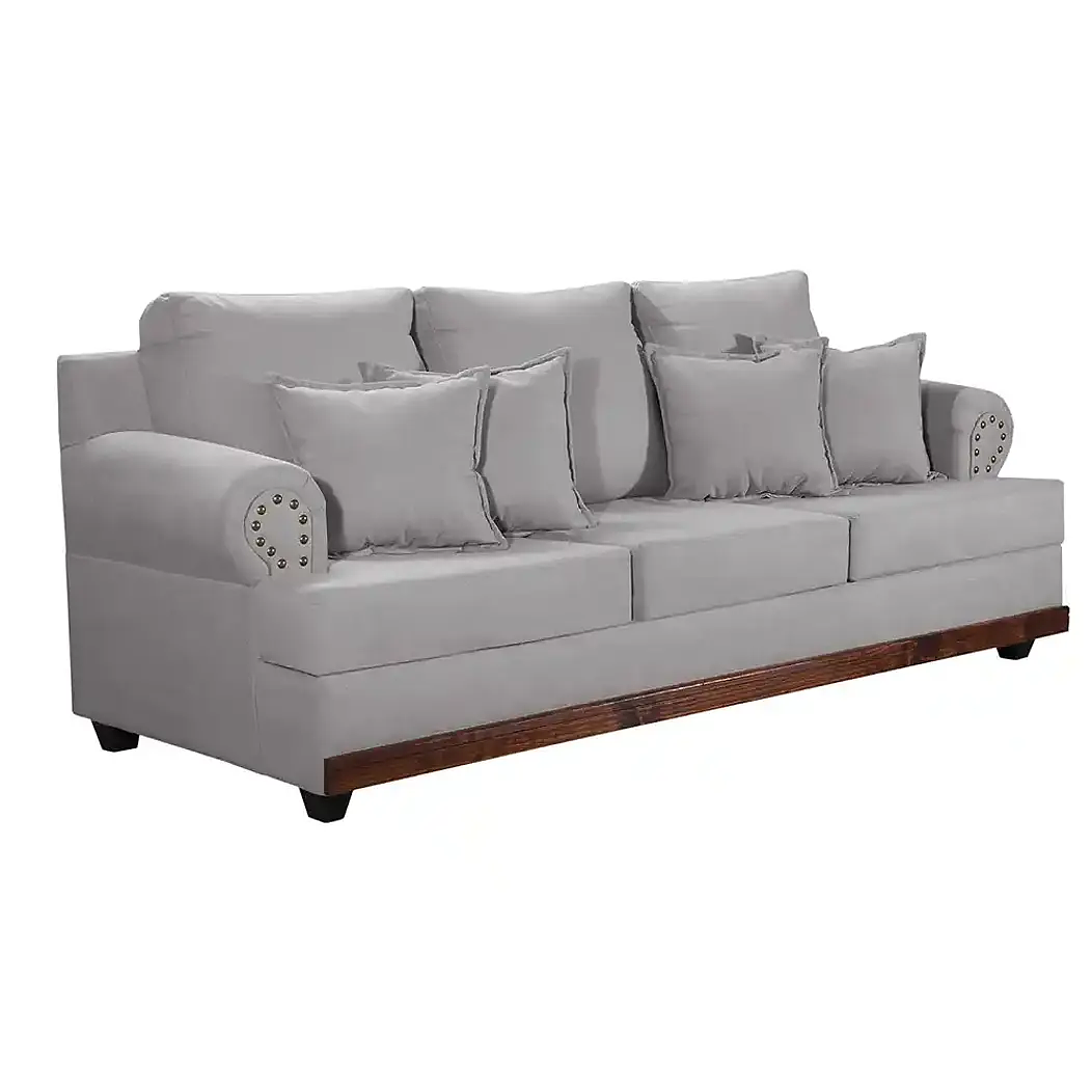 Set Sofa 3c Armenia  Tela Grey + 2 poltronas Bergen Grey 2