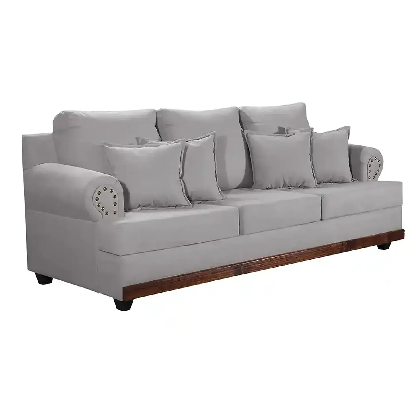 Set Sofa 3c Armenia  Tela Grey + 2 poltronas Bergen Grey 2
