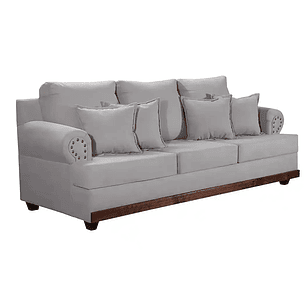 Set Sofa 3c Armenia  Tela Grey + 2 poltronas Bergen Grey