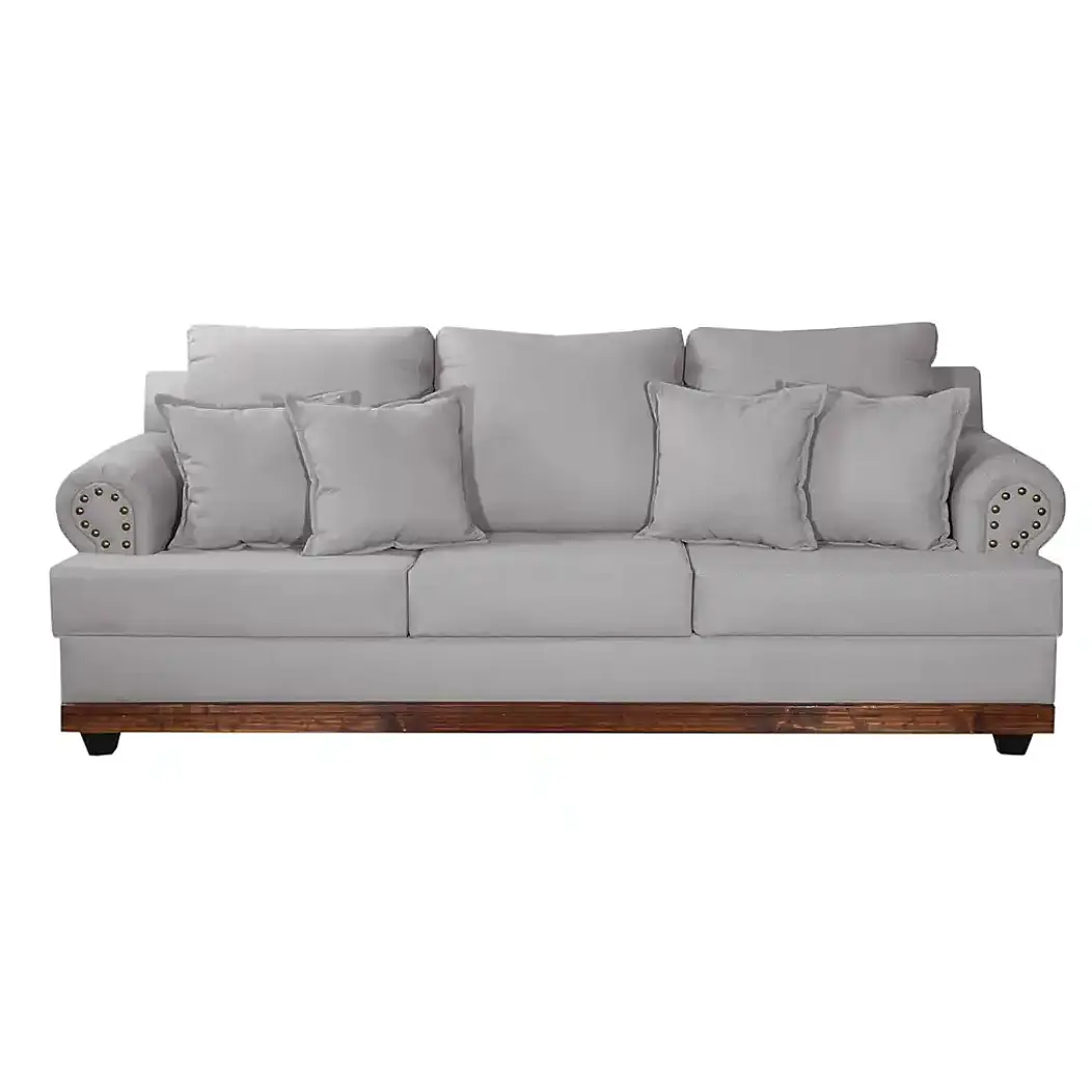 Set Sofa 3c Armenia  Tela Grey + 2 poltronas Bergen Grey 3