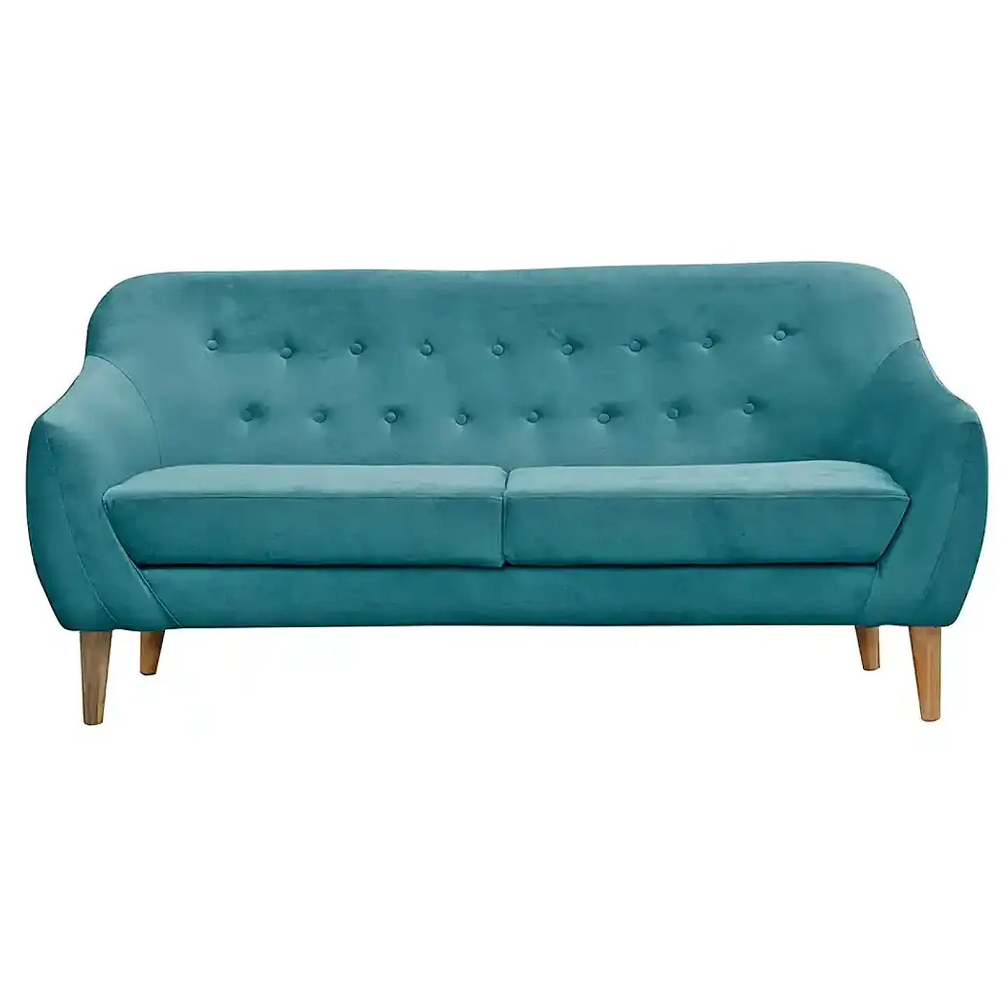 Set Sofa Norway 3c + 2 Poltronas Norway  Felpa Turquesa 4