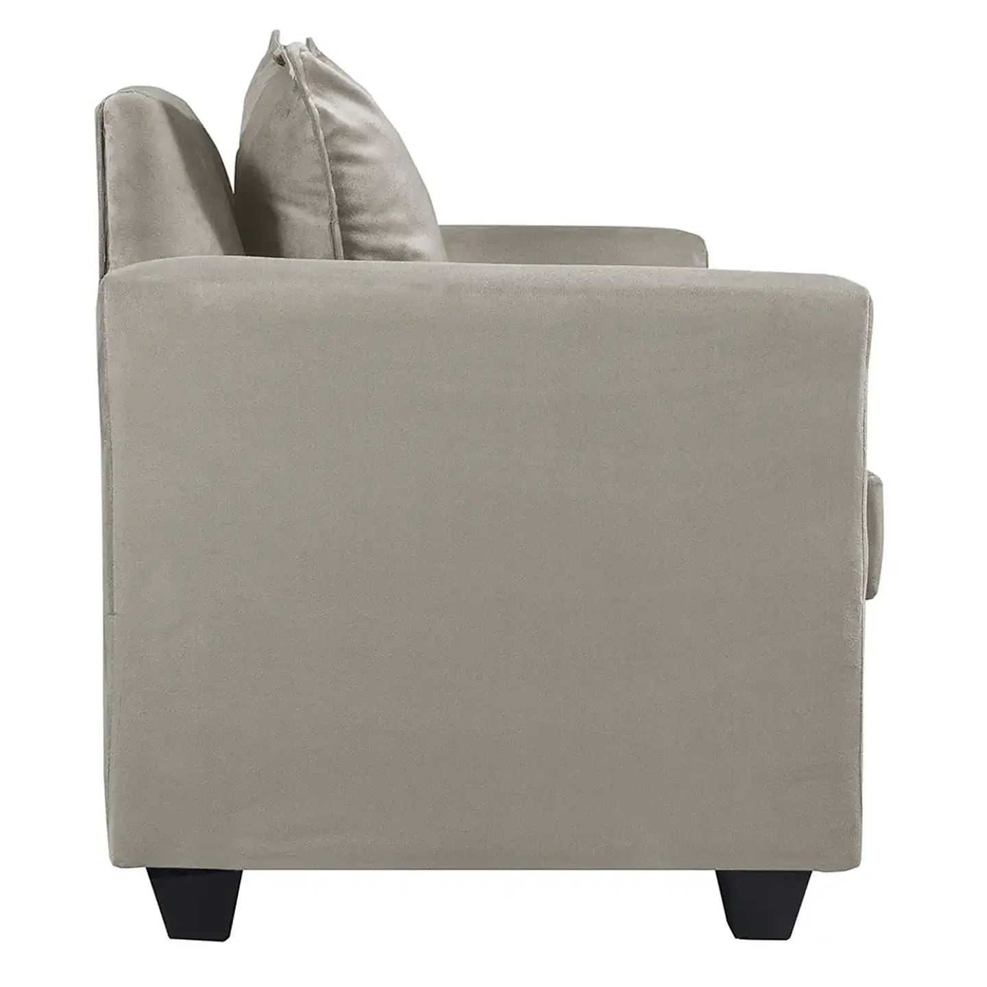 Set Sofa 2c Gramado Felpa Beige + Banqueta Baul Felpa Beige 3