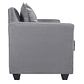 Set Sofa 2c Gramado Felpa Grey + Banqueta Baul Felpa Grey - Miniatura 6
