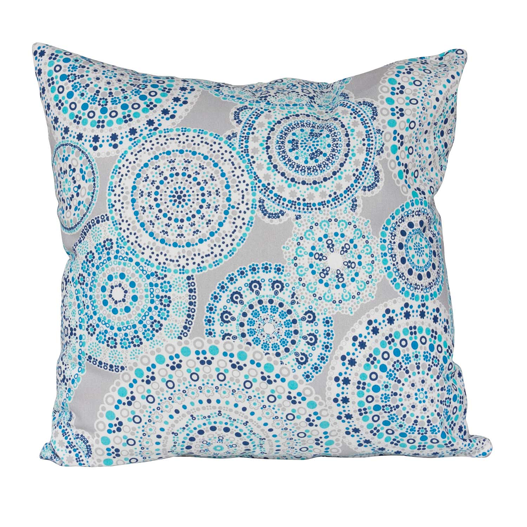 Cojín Cargagena Turquesa 50x50cm 1