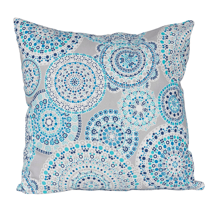 Cojín Cargagena Turquesa 50x50cm 1