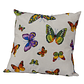 Cojín Lona Farfalle Morado 50x50cm - Miniatura 1