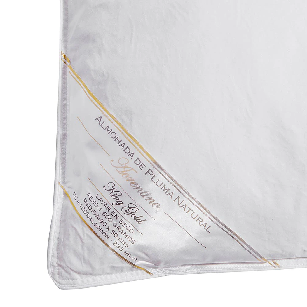 Set 2 Almohadas Plumas Florentino 50x70 5