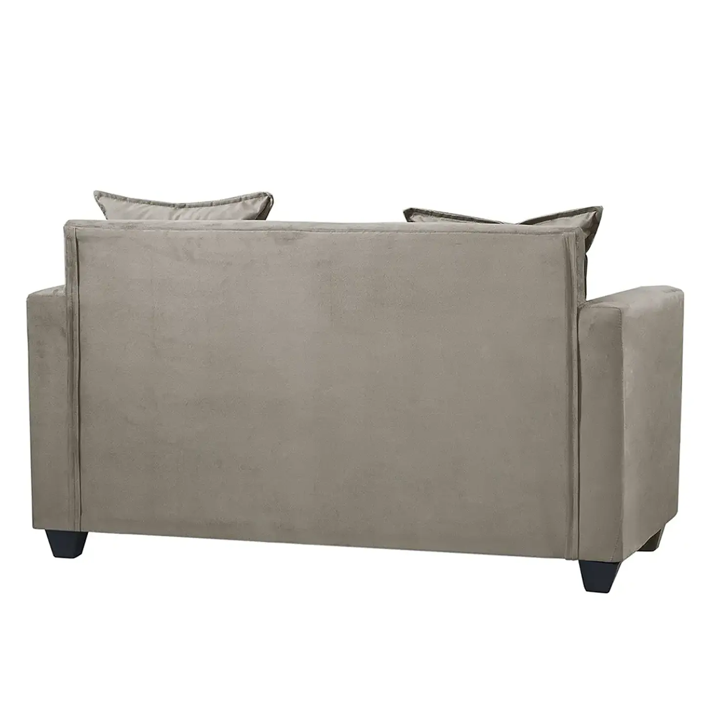 Set Seccional Gramado Felpa Beige + 2 poltronas  Bergen felpa Beige 3