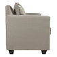 Set Seccional Gramado Felpa Beige + 2 poltronas  Bergen felpa Beige - Miniatura 9