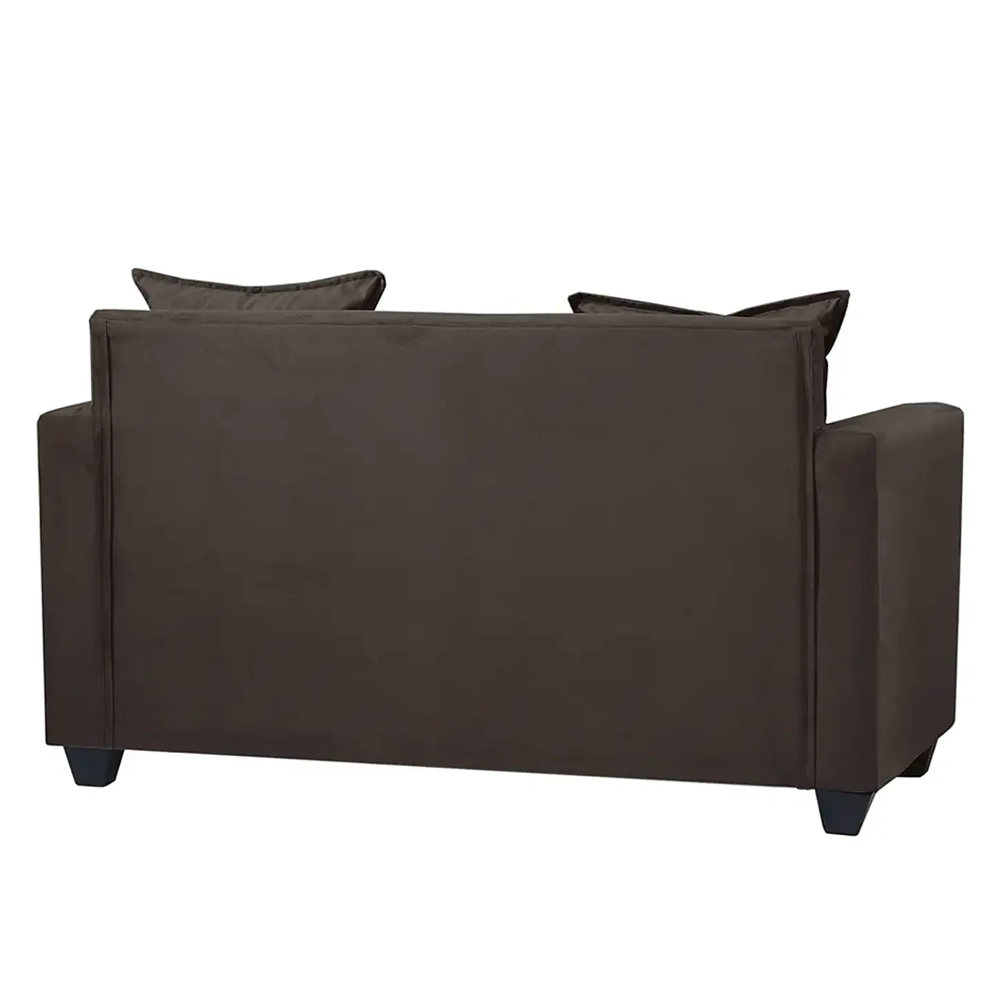 Set Seccional Gramado Felpa Chocolate  + 2 poltronas  Bergen Felpa Chocolate 3