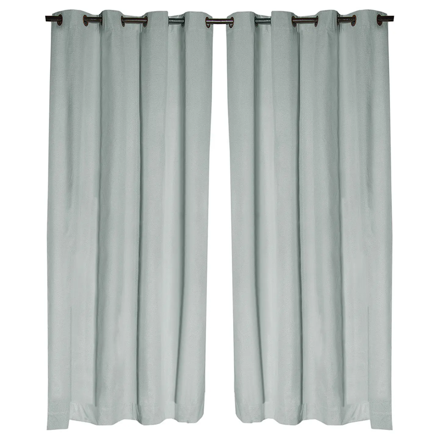 Set 2 Cortinas Black Out California Verde Agua 2