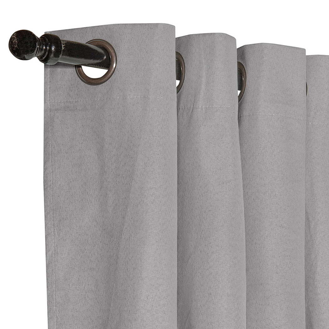 Set 2 Cortinas Black Out California Gris claro 2