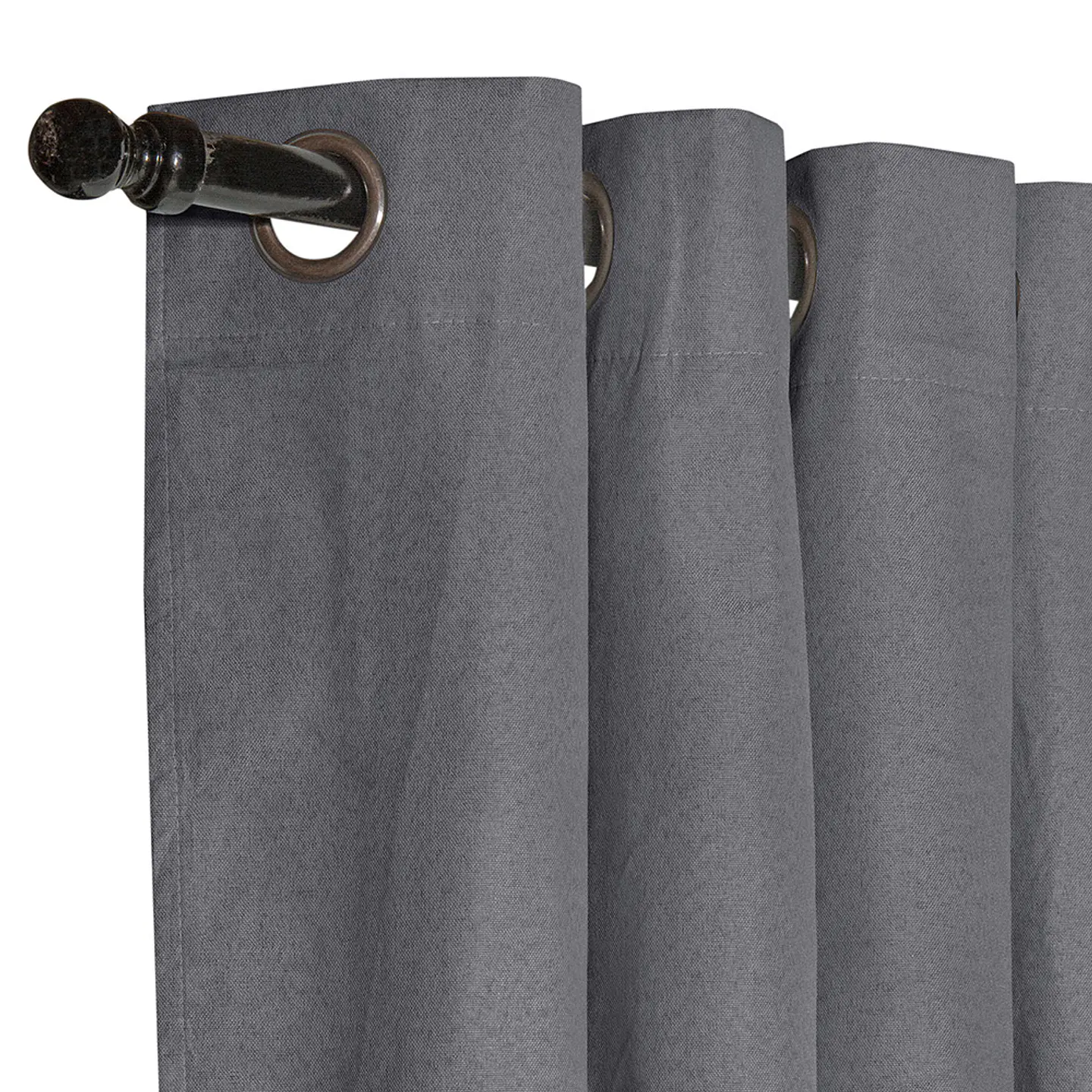 Set 2 Cortinas Black Out California Gris 3