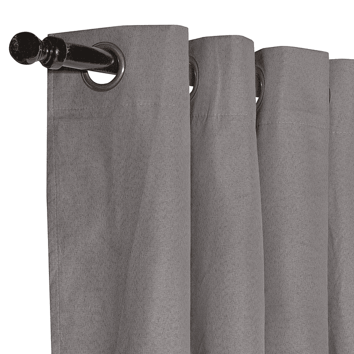 Set 2 Cortinas Black Out California chocolate 2