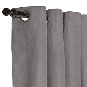 Set 2 Cortinas Black Out California chocolate