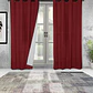 Set 2  Cortinas Black Out Microfibra Rojo - Miniatura 2