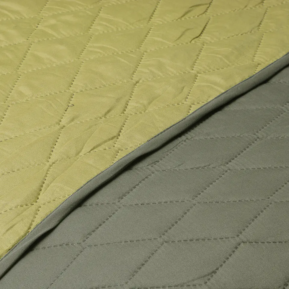 Quilt Bicolor Masel 2 plazas Olive- Pistacho 3