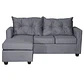 Seccional Intercambiamble Hamburgo Felpa Gris 170x130x83 - Miniatura 2