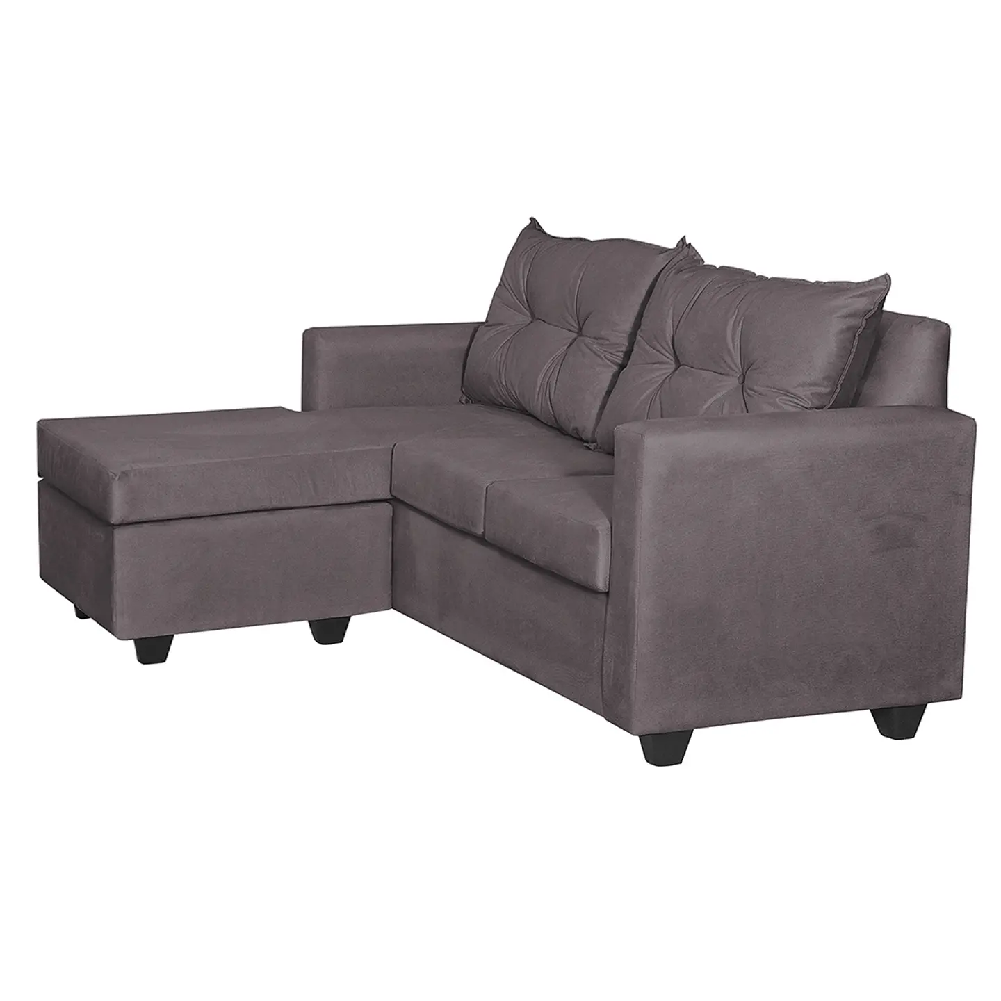 Seccional Intercambiable Hamburgo Felpa Chocolate   170x130x83 4