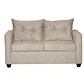 Sofá 2c Hamburgo Felpa  Beige- 130x70x83 - Miniatura 2