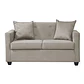 Set Sofa 2c Gramado Felpa Beige + Banqueta Baul Felpa Beige - Miniatura 3
