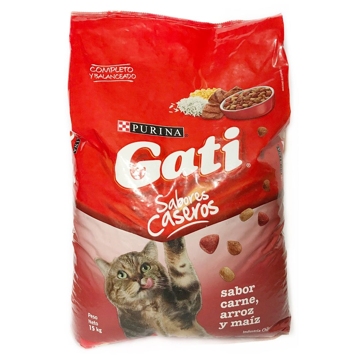 Gati Carne con Arroz y Maíz 15 kg 1