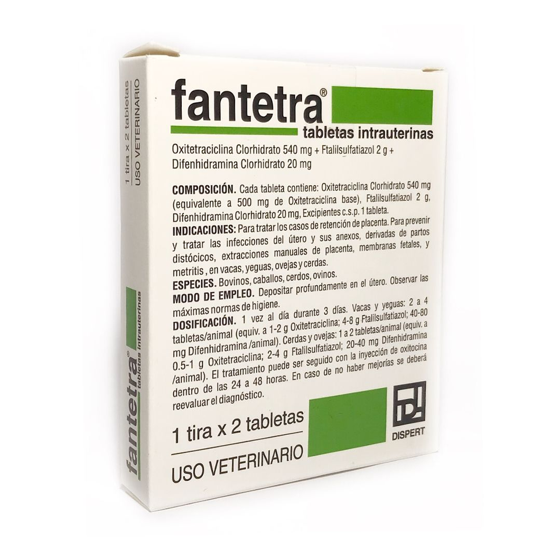 Fantetra - Tabletas Intrauterinas 1