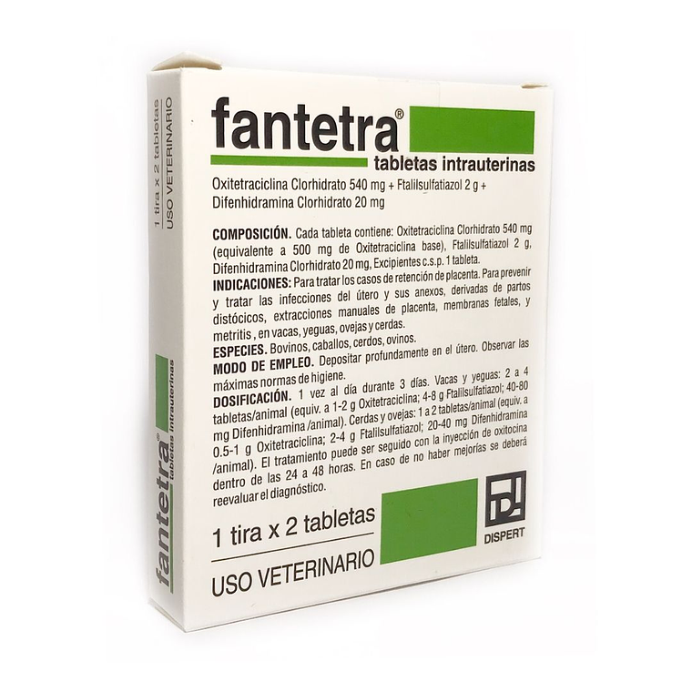 Fantetra - Tabletas Intrauterinas 1