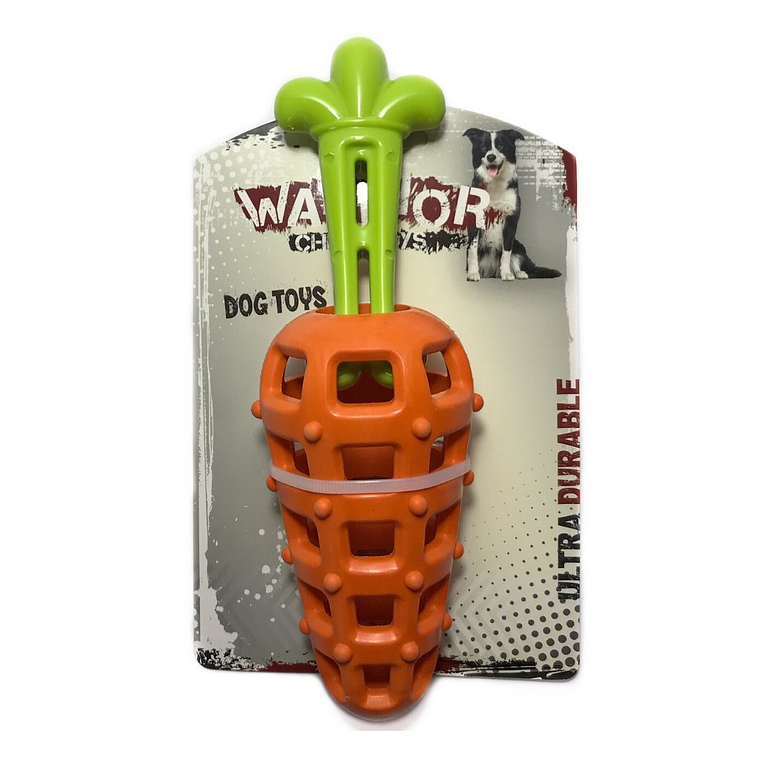 Juguete zanahoria caucho 2