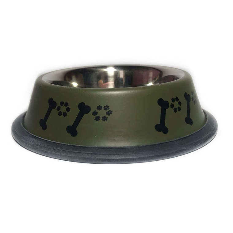 Plato Acero Inoxidable Pintado y diseño pequeño 3