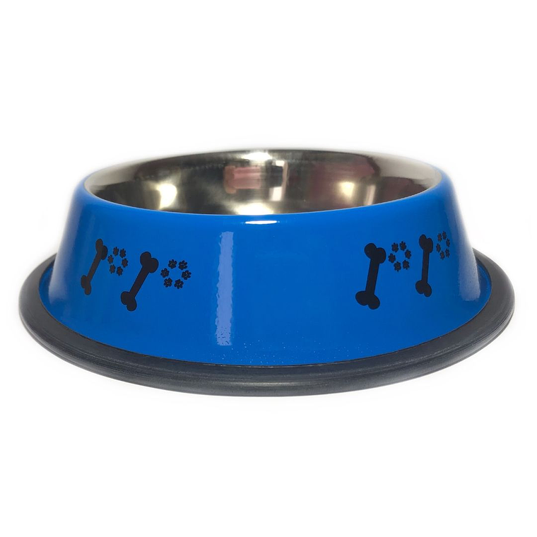 Plato Acero Inoxidable pintado y diseños 470 ml 7